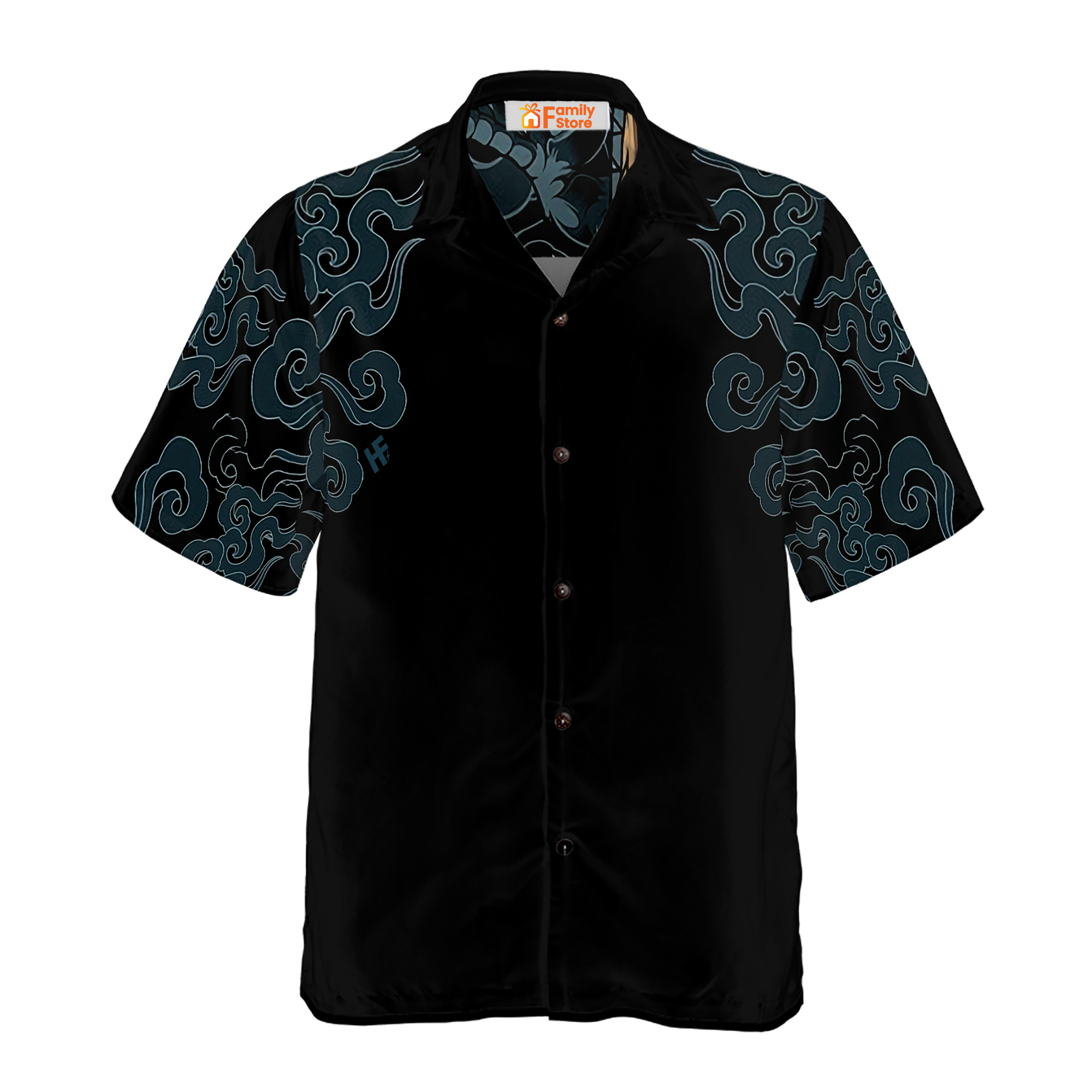 Kanagawa Dragon Hawaiian Shirt