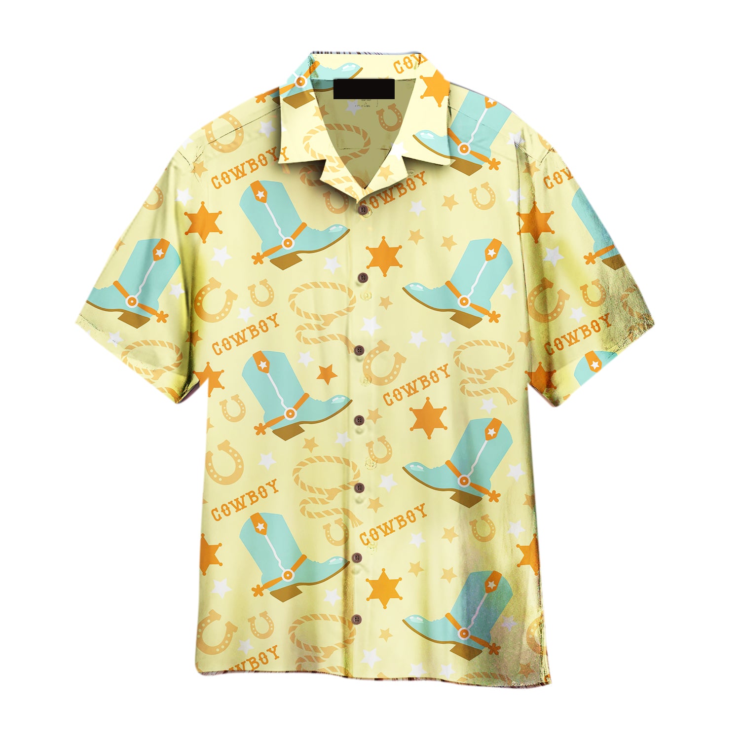 Kentucky Derby Cowboys Rodeo Yellow Hawaiian Shirts For Men, Women