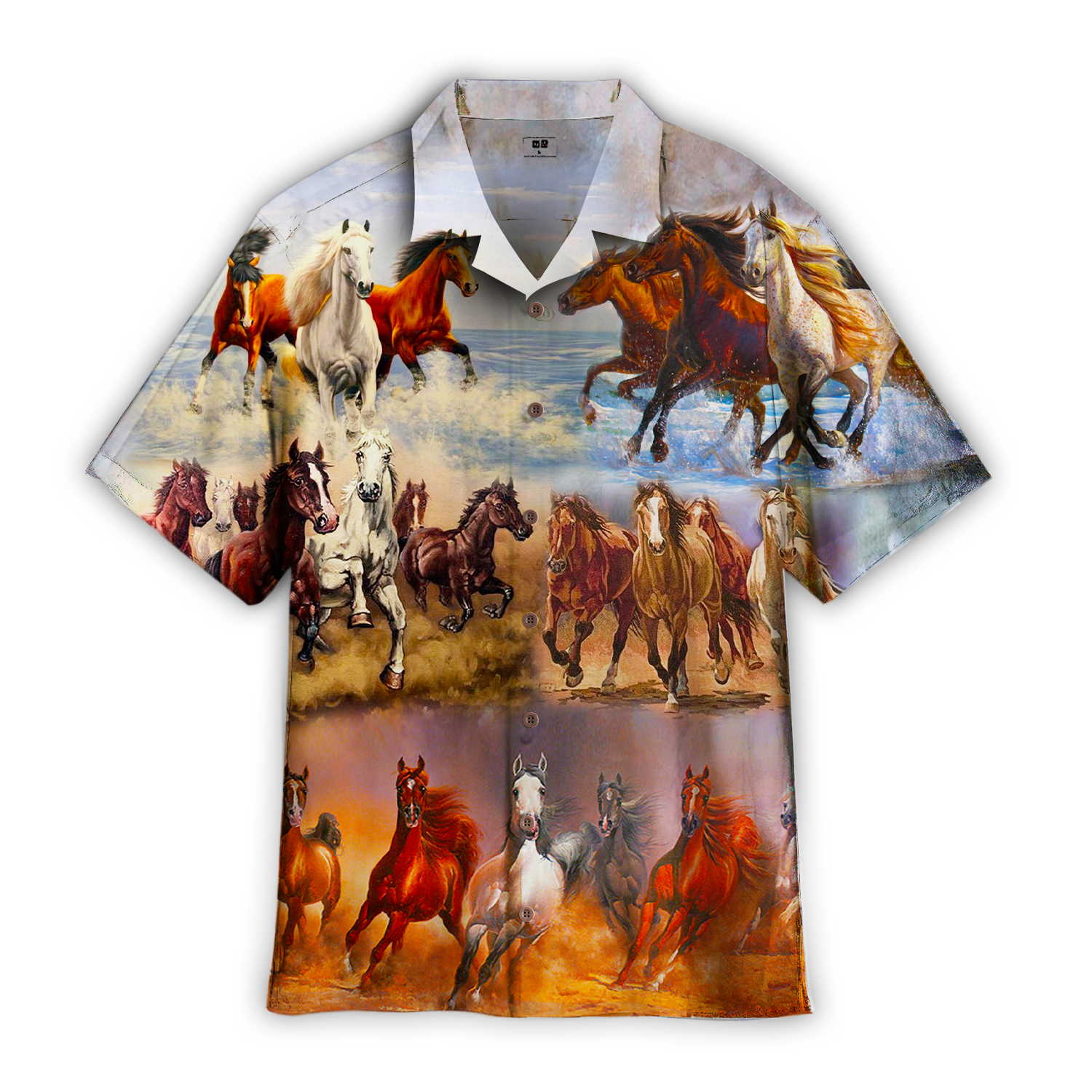 Kentucky Derby Running Horses Race Track Hawaiian Shirts For Men, Women