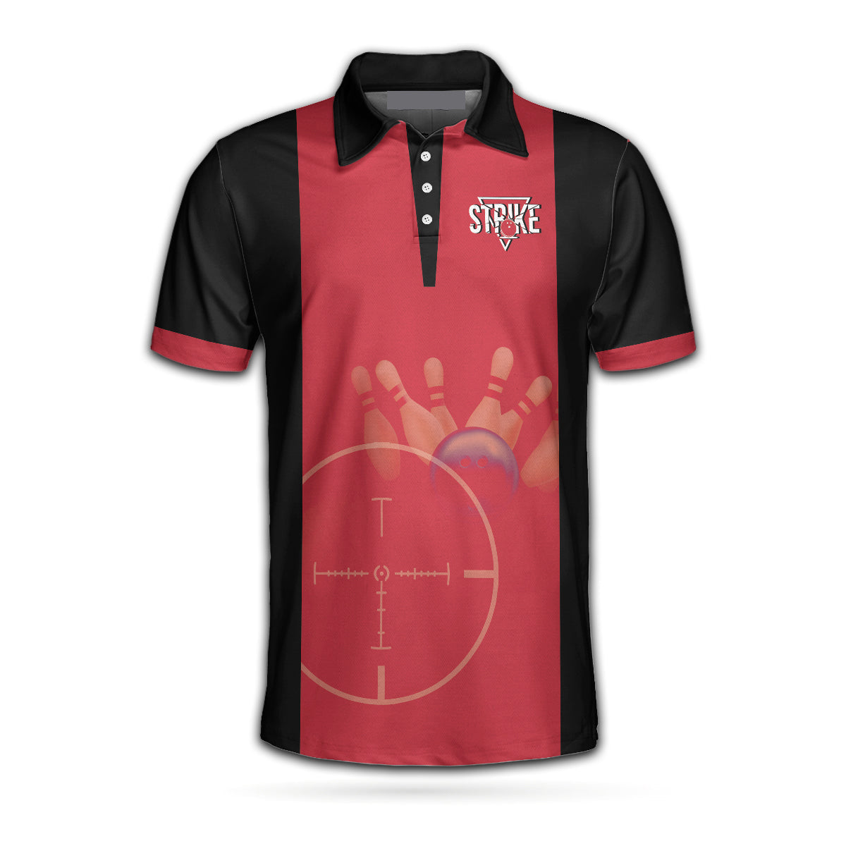 Kinda Busy Right Now Black And Red Polo Style Bowling Polo Shirt