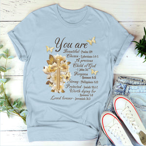 You Are Beautiful - Pretty Christian Unisex T-shirt NUHN353