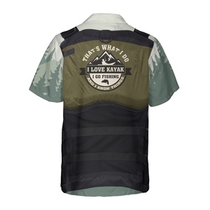 Life Vest Kayak & Fishing Custom Hawaiian Shirt