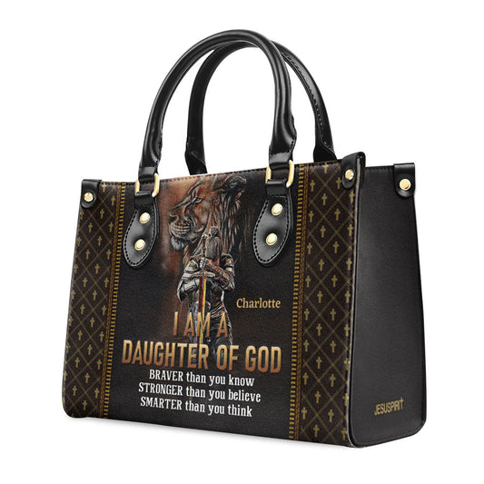 Lion_Leather_Handbag_ _I_Am_A_Daughter_Of_God_NHN155_2