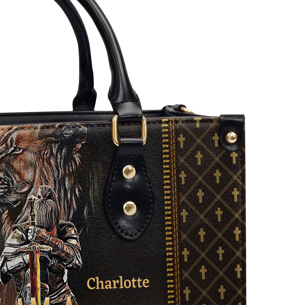 Lion_Leather_Handbag_ _I_Am_A_Daughter_Of_God_NHN155_4