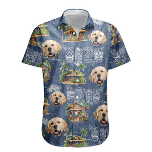 Custom Photo Tiki Summer Family Friends Boss - Personalized Hawaiian Shirt