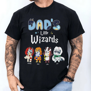 Funny Dad's Little Wizards BL - Gift For Dad - Personalized Shirt