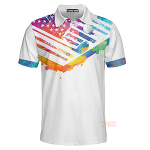 Water Color Par Then Bar Women Golf Apparel Polo