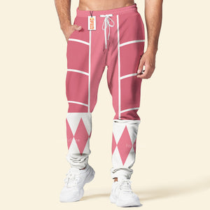 Pink Mighty Morphin Power Ranger Cosplay C2 - Hoodie Set, Sweatshirt, Sweatpants PRHS93