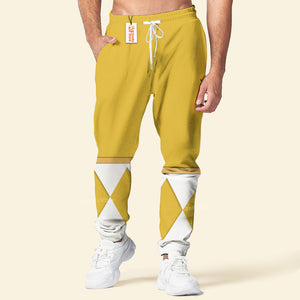 Yellow Ranger Dragon Shield Mighty Morphin Power Ranger- Hoodie Set, Sweatshirt, Sweatpants PRHS27