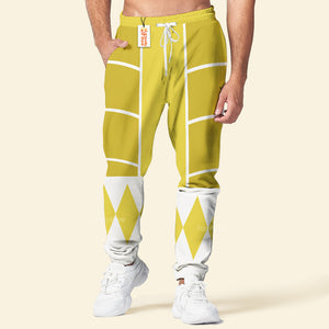 Yellow Mighty Morphin Power Ranger Cosplay C2 - Hoodie Set, Sweatshirt, Sweatpants PRHS94