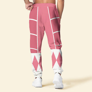 Pink Mighty Morphin Power Ranger Cosplay C2 - Hoodie Set, Sweatshirt, Sweatpants PRHS93