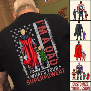 Super Hero Dad's Hummer Is So Powerful - Gift For Father's Day - Personalized TShirt