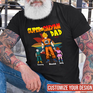 Dragon Ball Dad You're Our Superhero As Always - Gift For Father's Day - Personalized TShirt