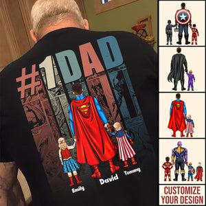 Super Hero My Dad Is On Top Of Top 1 Dad In The World - Gift For Dad, Father's Day CL02