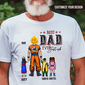 Super Hero Best Dad Ever Just Ask - Gift For Dad, Grandfather - Personalized Unisex Shirt CL02