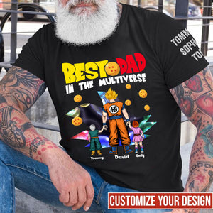 Best Dad In The Multiverse Ver Dragon Ball - Gift For Father's Day - Personalized TShirt