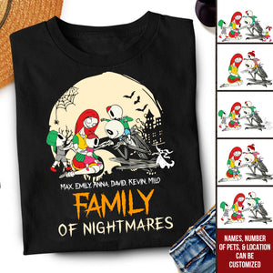 Nightmare Horror Characters - Gift For Family - Personalized TShirt - CL14 NA94