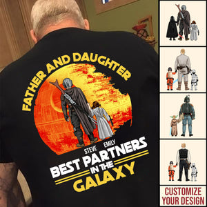 Father And Children The Best Ver Star War - Gift For Dad, Father's Day - Personalized TShirt CL08