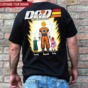 A Real Saiyan Hero It's My Dad Dragon Ball - Gift For Father's Day - Personalized TShirt