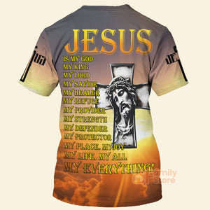 FamilyStore Jesus Is My King My Lord My Savior - 3D TShirt