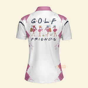 FamilyStore Golf Friends Flamingo V2 - Women Polo Shirt