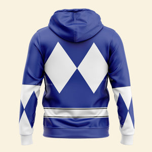 Blue Ranger Mighty Morphin The Movie (1995) C1 - Hoodie Set, Sweatshirt, Sweatpants