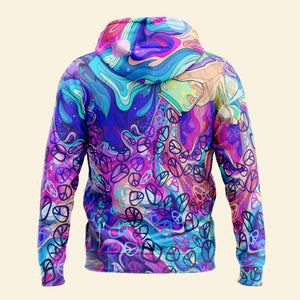 Hippie The Magic Potion Filled With Peace Colorful - Hoodie For Men, Women