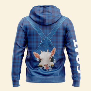 Just A Girl Who Loves Goats All Over Print Hoodie For Men And Women