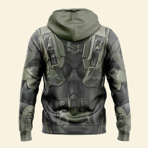 Green Halo Hoodie For Men