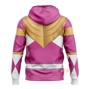 Pink Ranger Dragon Shield  Mighty Morphin Power Ranger - Hoodie Set, Sweatshirt, Sweatpants PRHS26