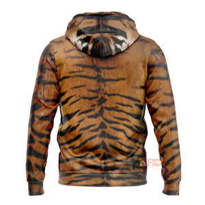 Tiger Costume Cosplay Halloween Hoodie