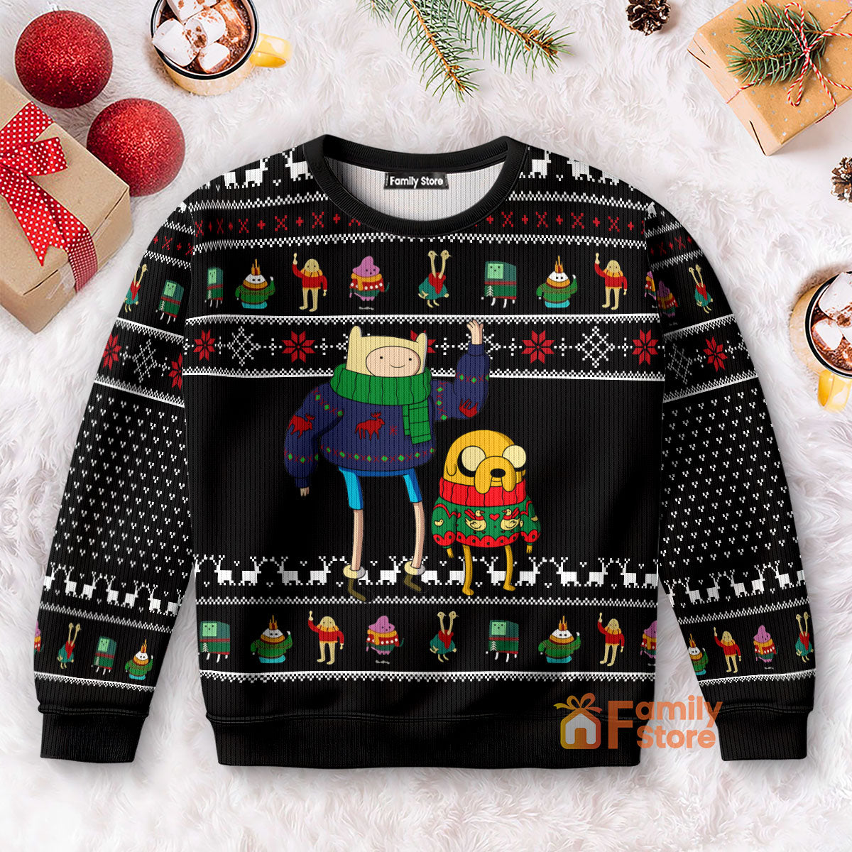 Adventure Time  Pattern - Ugly Sweater