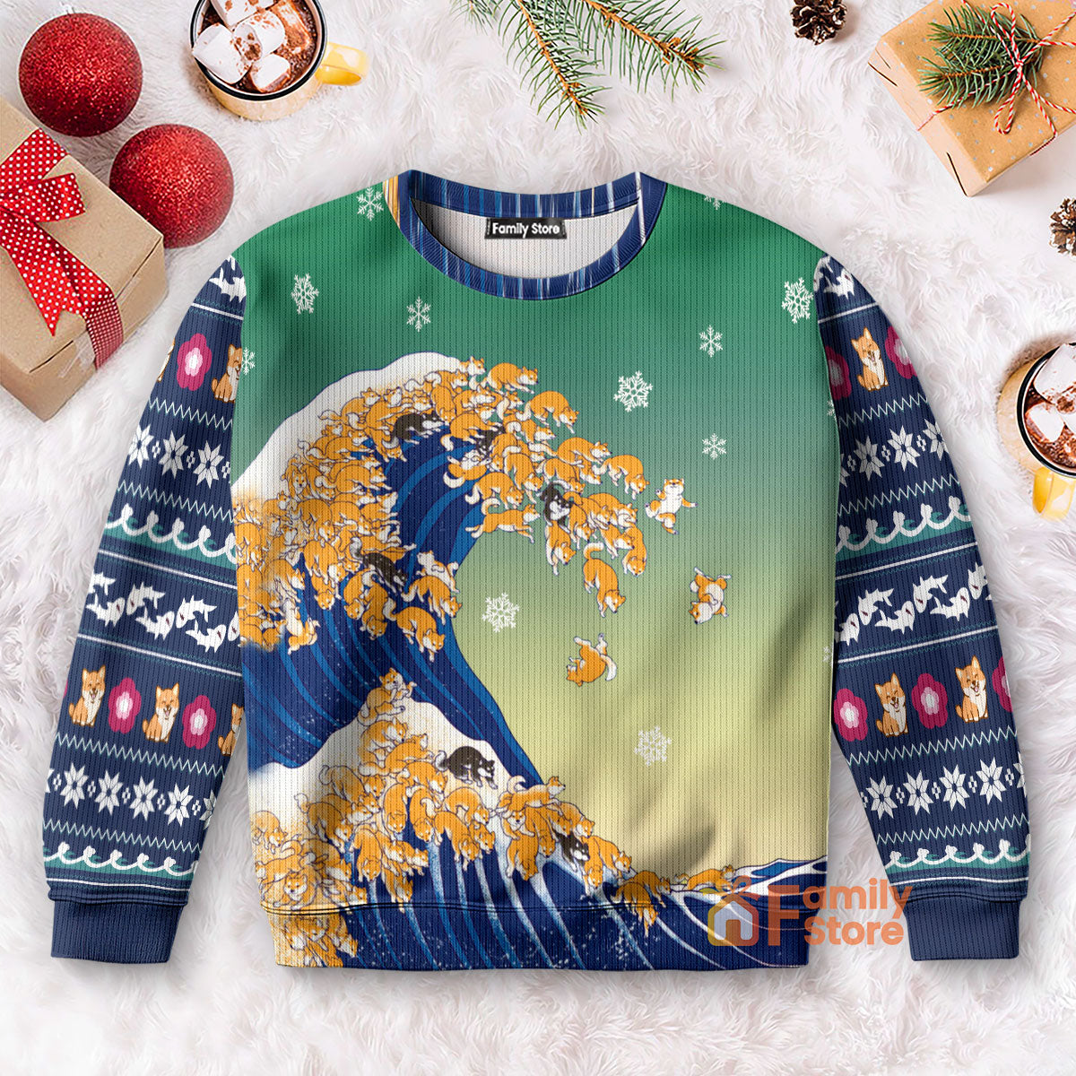 Shiba Ugly Sweater - Best Gift For Christmas