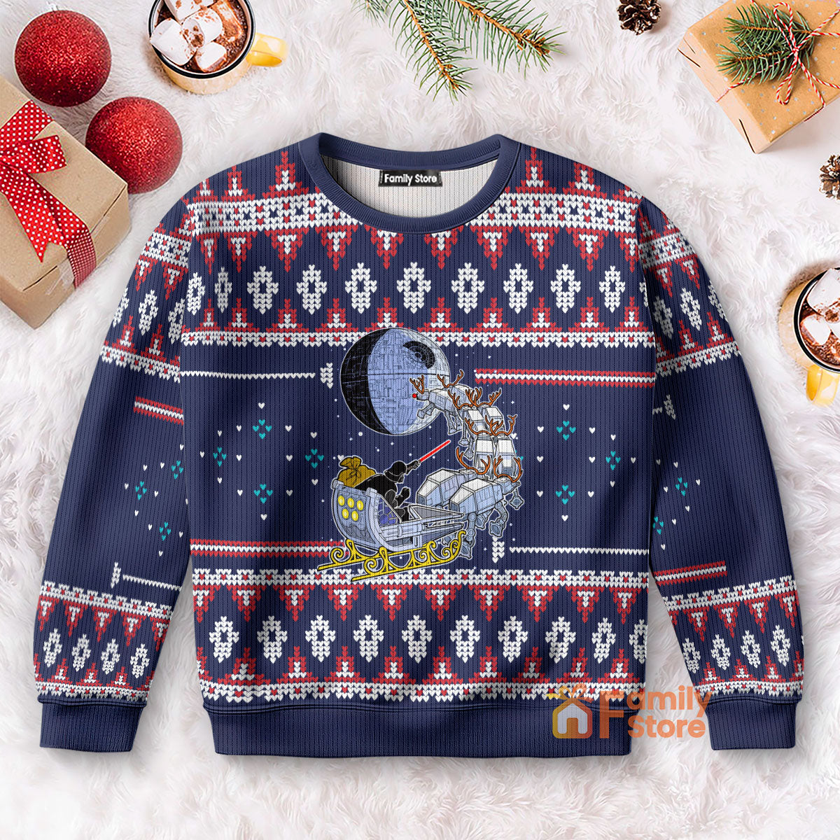 Christmas Darth Santa Ugly Sweater For Men And Women