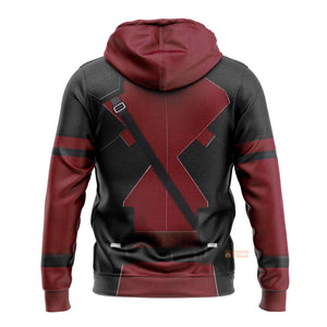 Deadpool Cosplay Hoodie For Men