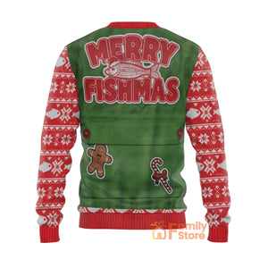 Fishman Ugly Christmas Sweater