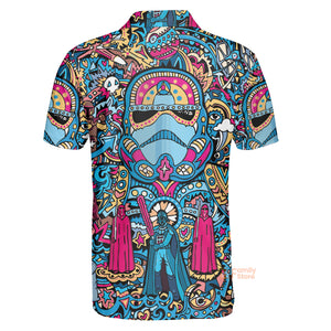 Star Wars Stormtrooper Psychedelic Polo Shirt - Gift For Fans