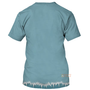 Gus Hitchhiking Ghosts Haunted Mansion Costume T-Shirt For Men