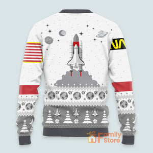 NASA Christmas Edition Custom Cosplay Ugly Sweater