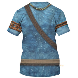 Jake Sully Avatar 2 The Way of Water Costume T-Shirt