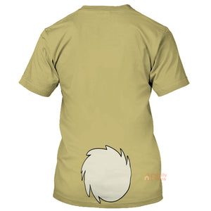 Rabbit Winnie The Pooh Costume T-Shirt For Men