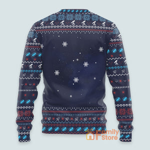 Nasa Retro Rocket Ugly Sweater - Best Gift For Christmas