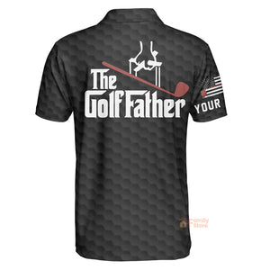 FamilyStore The Golf Father - Personalized Men Golf Polo Shirt