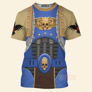 FamilyStore Warhammer Librarian Epistolary Jonah Orion - Costume Cosplay 3D Tshirt