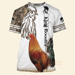 FamilyStore King Rooster - 3D TShirt