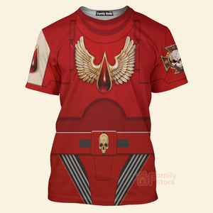 Warhammer Terminator Armor Flesh Tearers Costume Cosplay - 3D Tshirt