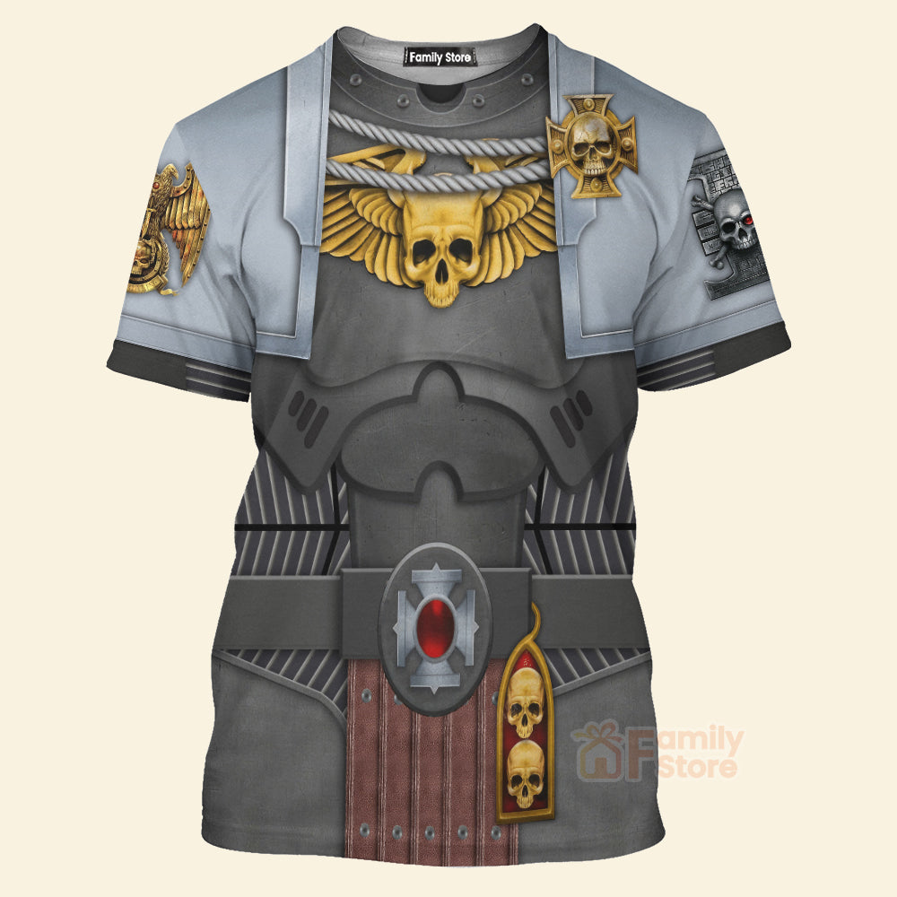 FamilyStore Warhammer Deathwatch Captain - Costume Cosplay 3D Tshirt