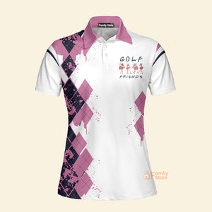 FamilyStore Golf Friends Flamingo V2 - Women Polo Shirt