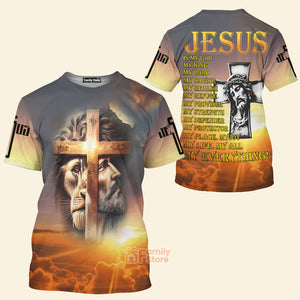 FamilyStore Jesus Is My King My Lord My Savior - 3D TShirt