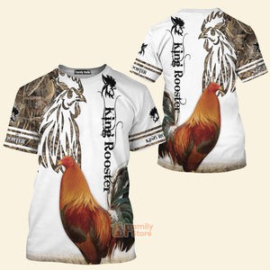 FamilyStore King Rooster - 3D TShirt